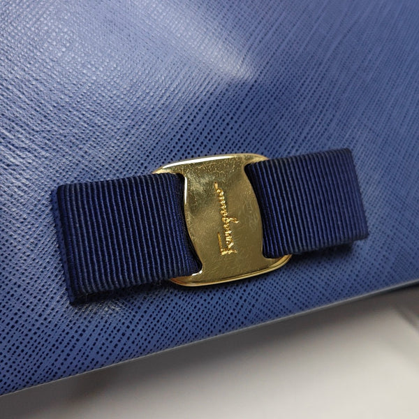 Calfskin Tote Bag Blue