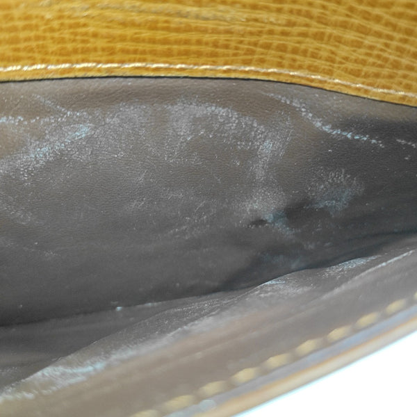 Calfskin Clutch Brown