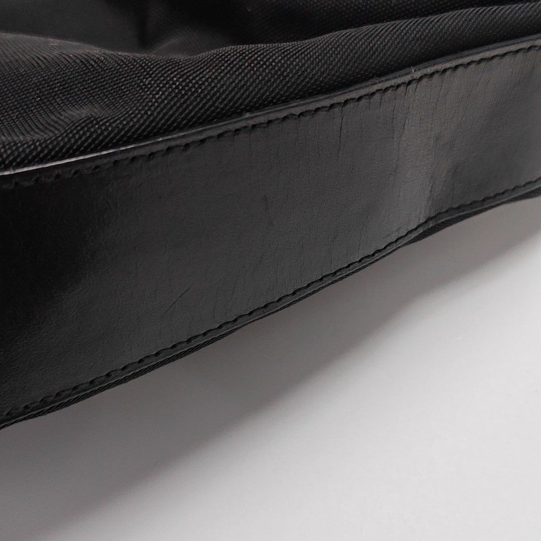 Canvas Shoulder Bag Black