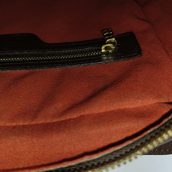 TRIANA Damier Ebene Coated Canvas Brown