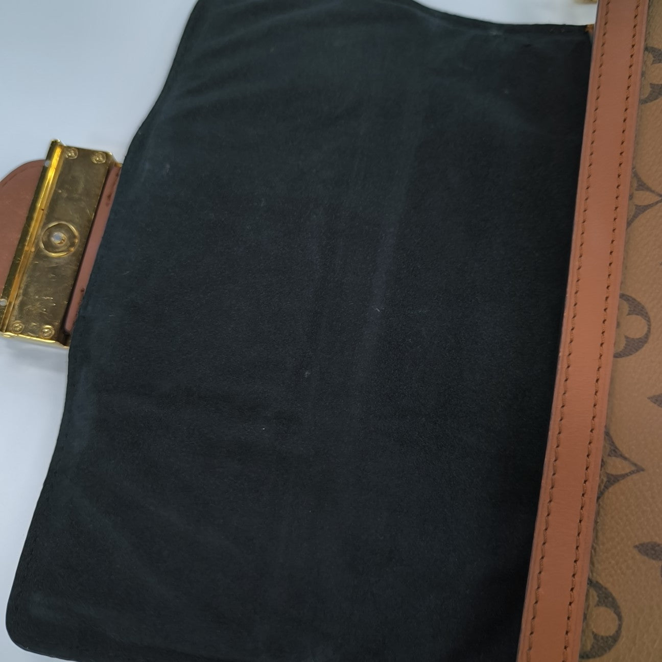 DAUPHINE MM Monogram Coated Canvas Brown