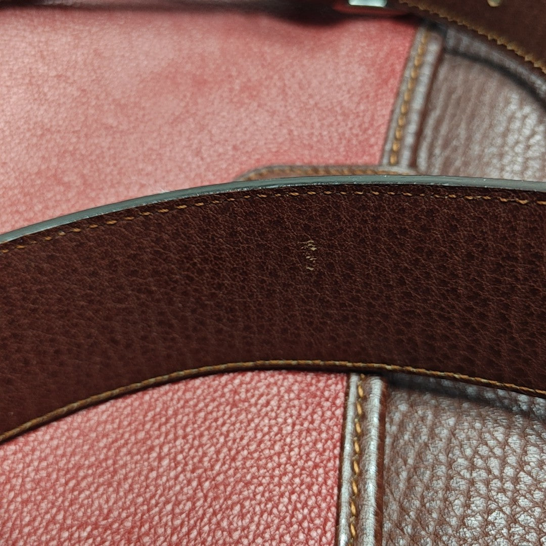Calfskin Shoulder Bag Red