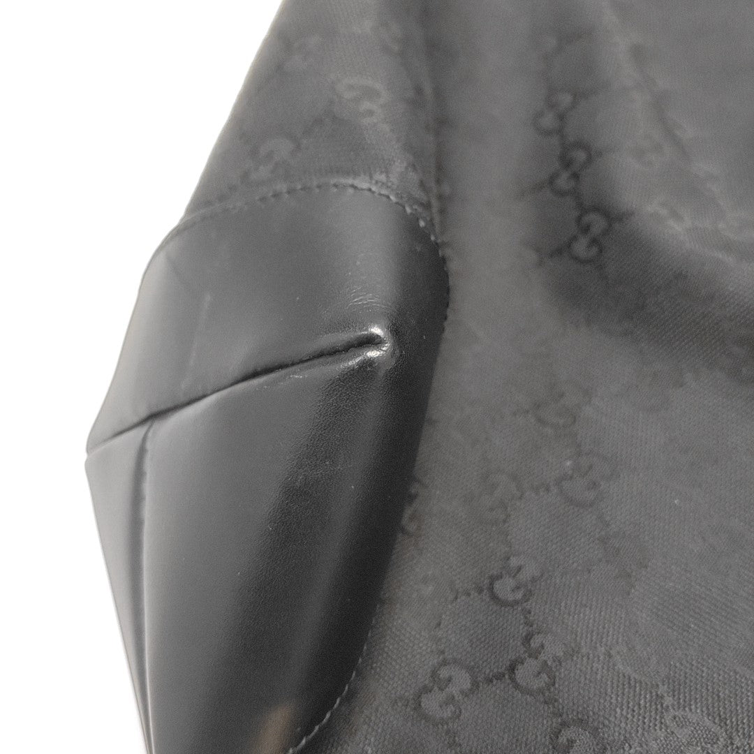 Monogram Canvas Tote Bag Black