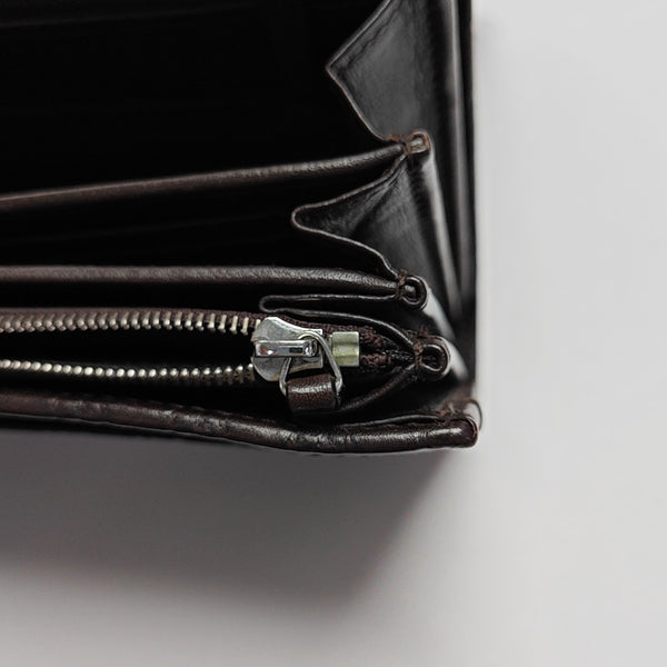 Ligne Shima Monogram Calfskin Brown