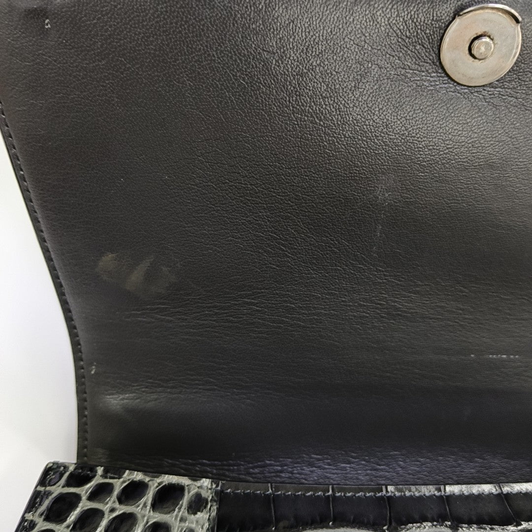 Hourglass Small Calfskin Gray