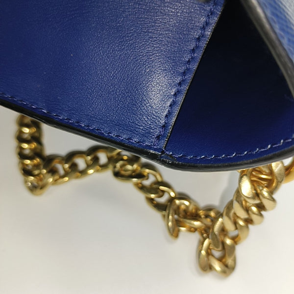 Monochrome Saffiano Calfskin Blue