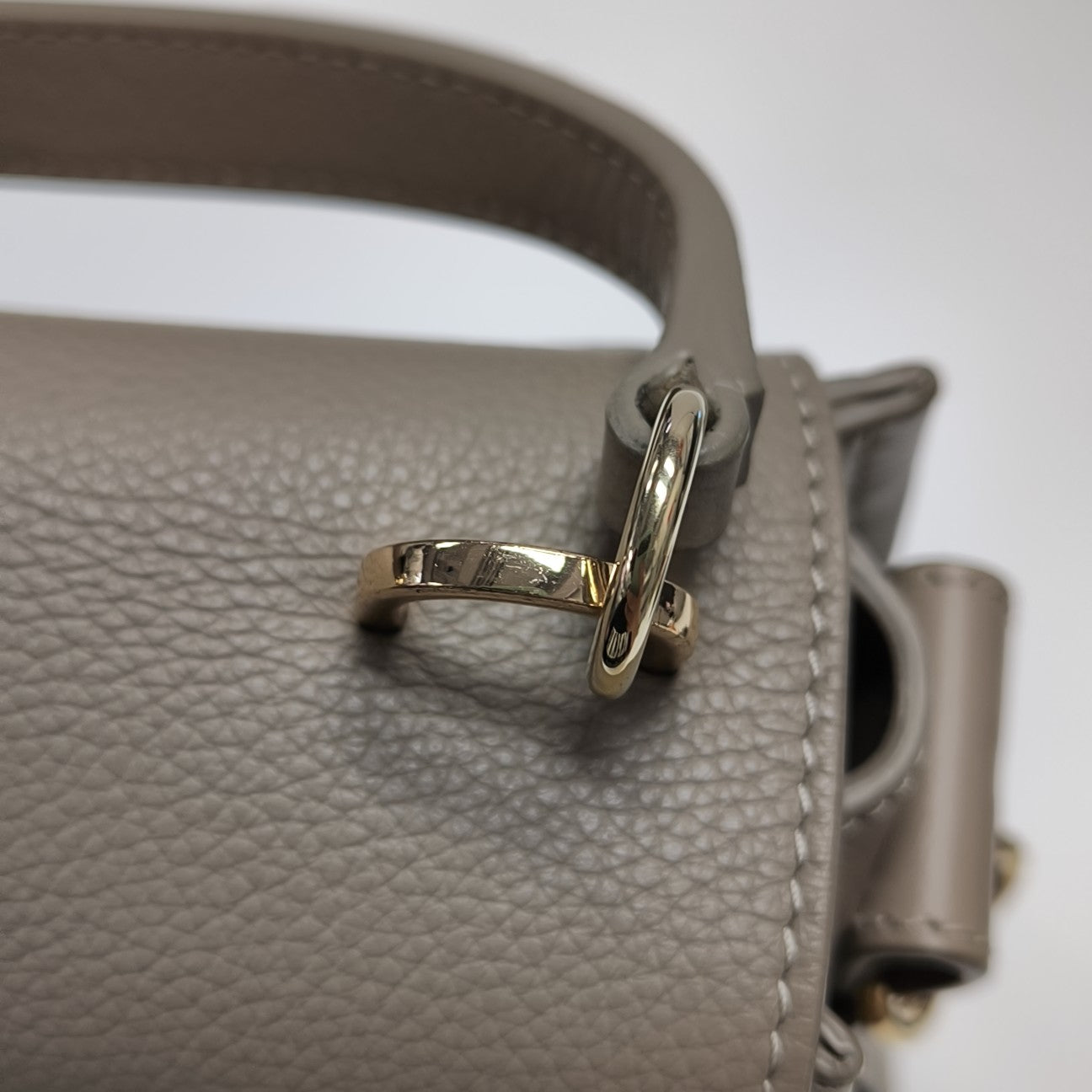 Tess Mini Calfskin Gray