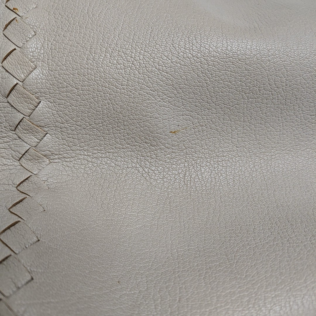 Calfskin Top Handle Bag Gray