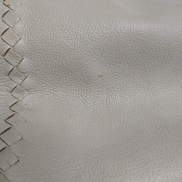 Calfskin Top Handle Bag Gray
