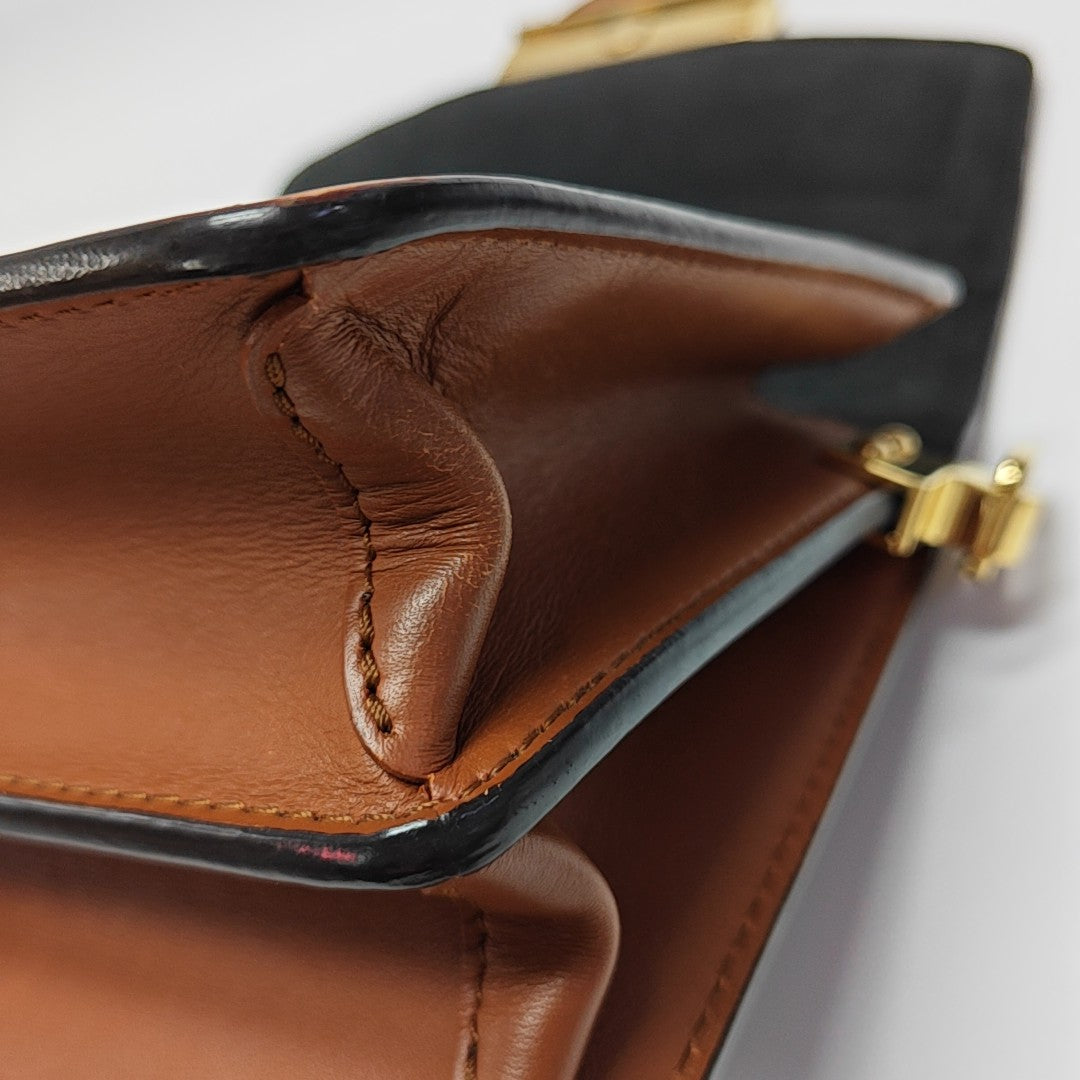 DAUPHINE Mini Monogram Coated Canvas Brown