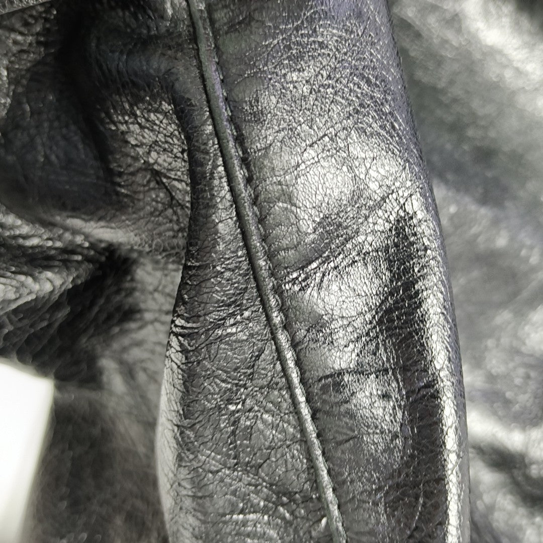 Lambskin Shoulder Bag Black