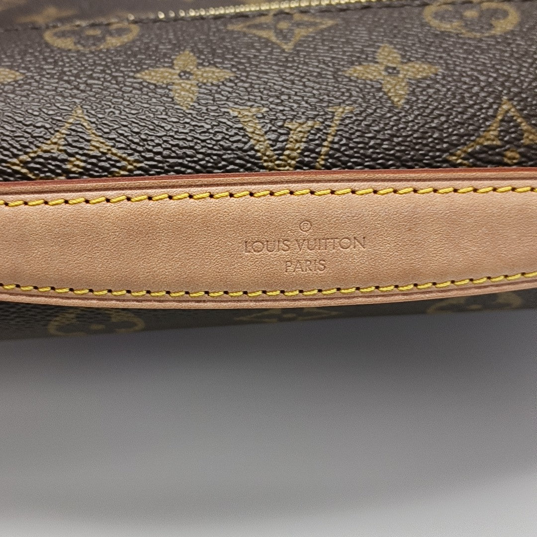 MÉTIS MM Monogram Coated Canvas Brown