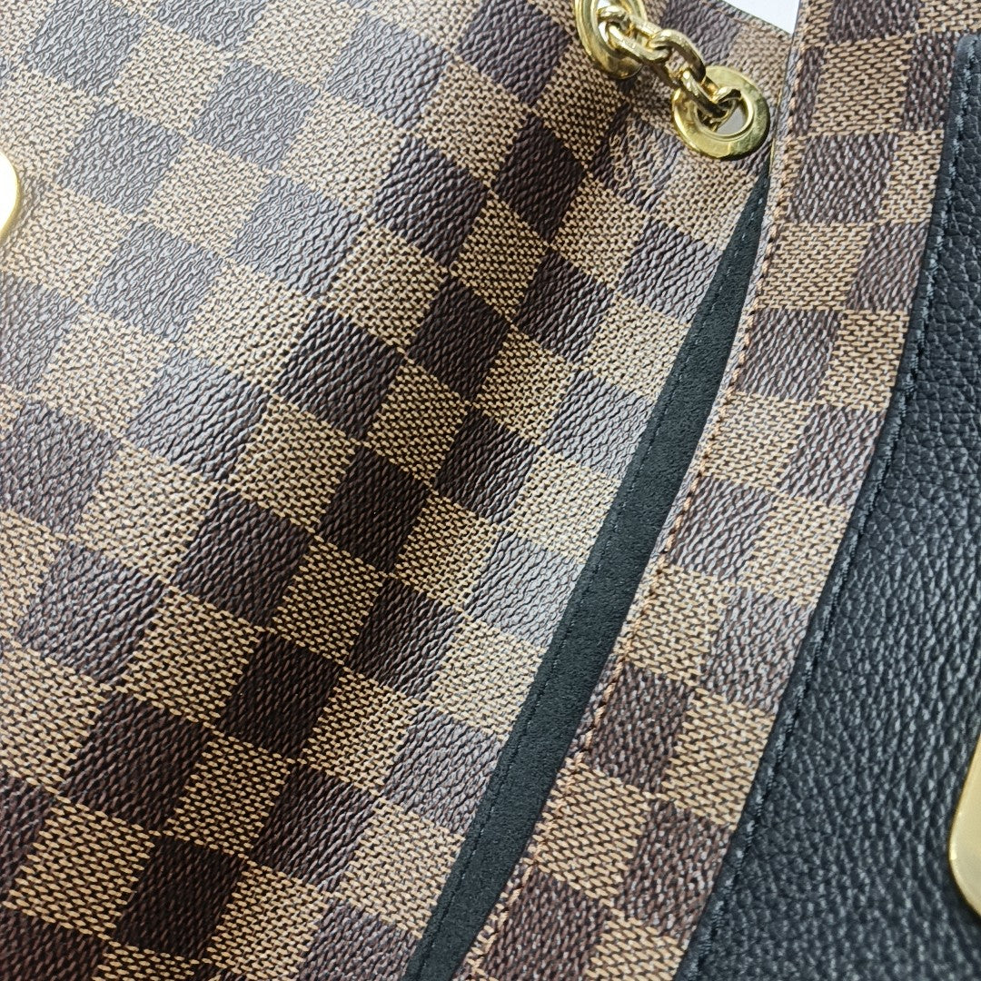 VAVIN PM Damier Ebene Coated Canvas Brown