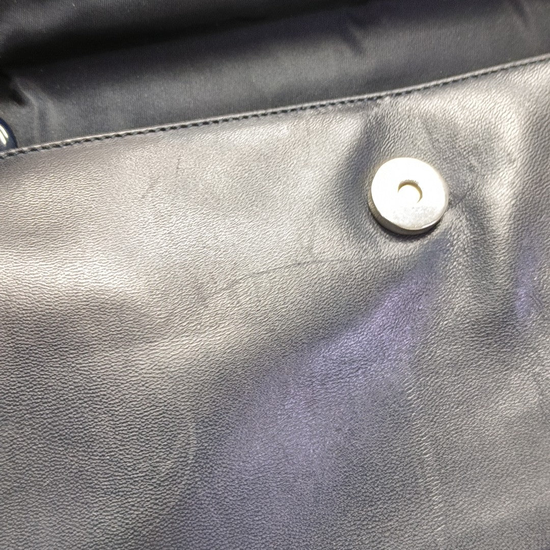Calfskin Shoulder Bag Black