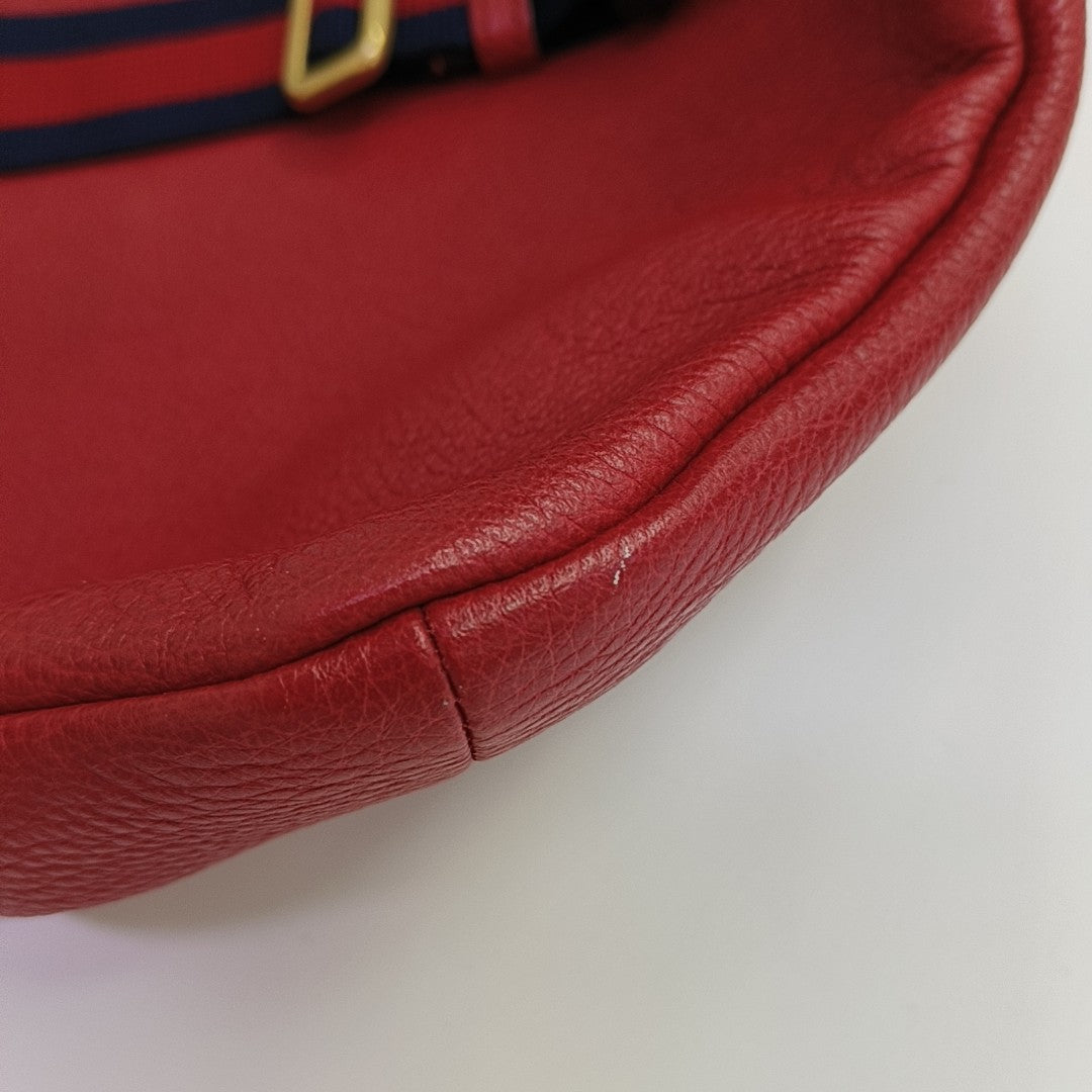 Print Large Calfskin Red