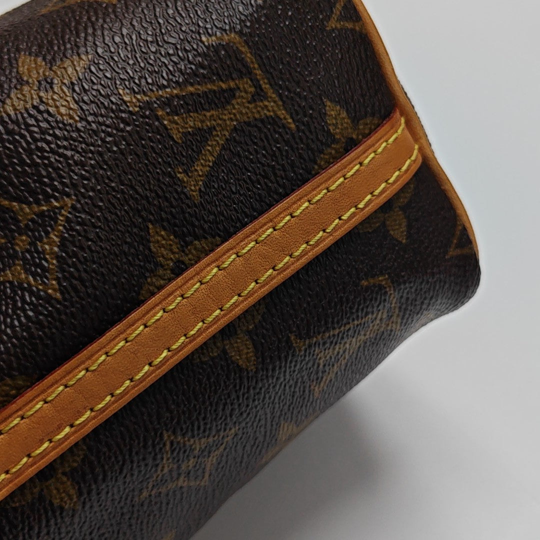 NÉONOÉ Nano Monogram Coated Canvas Brown