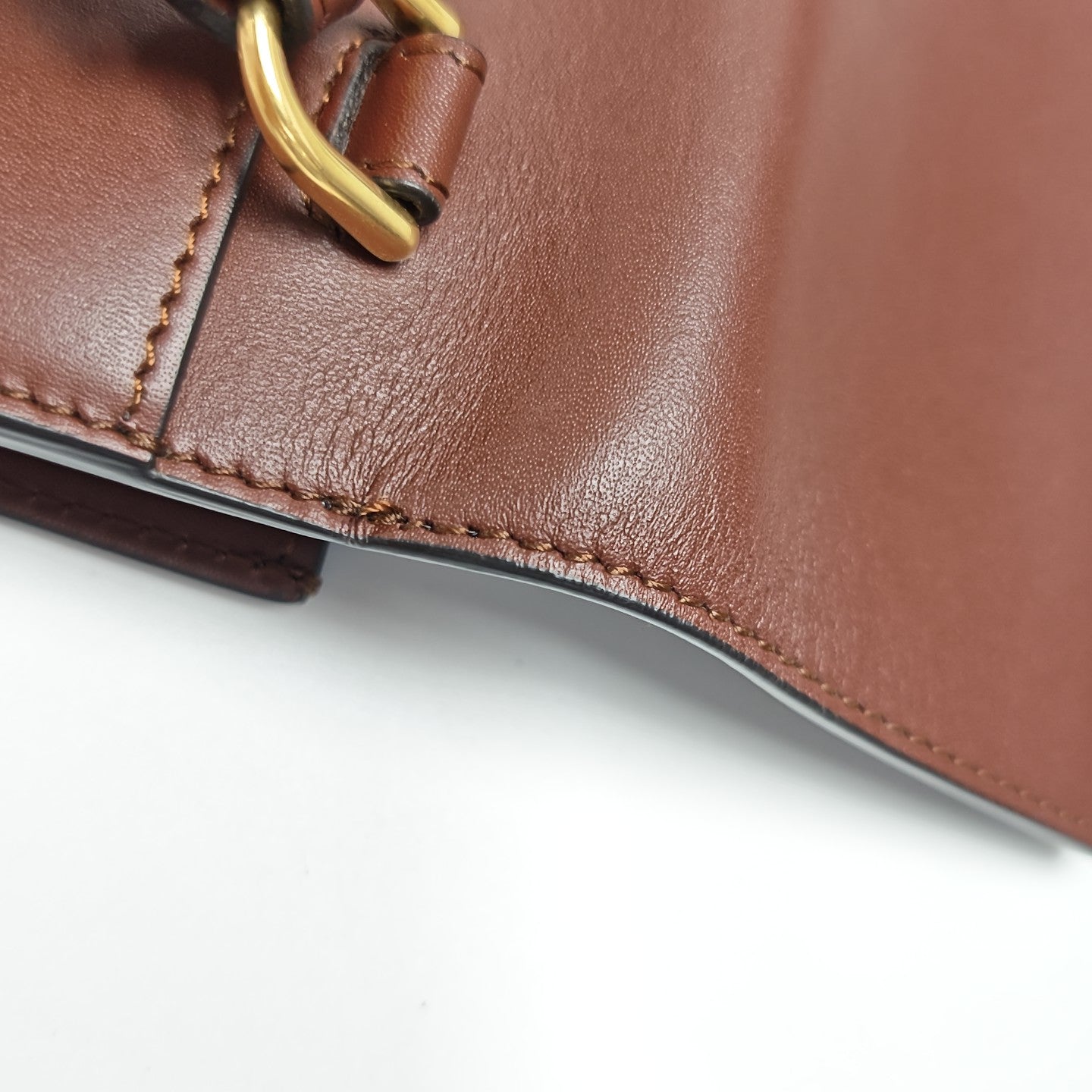 Baguette Mini Calfskin Red