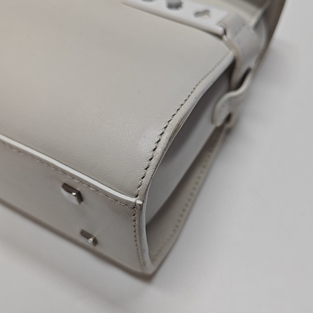 Tempête Small Calfskin White