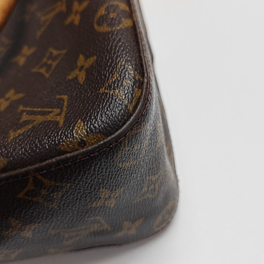 LOOPING GM Monogram Coated Canvas Brown
