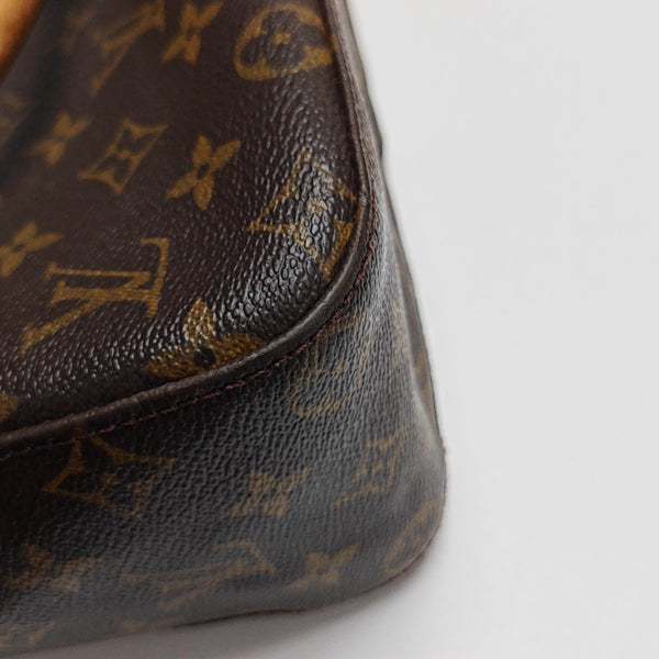 LOOPING GM Monogram Coated Canvas Brown