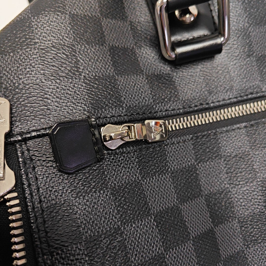 ROADSTER Damier Graphite Coated Canvas Gray
