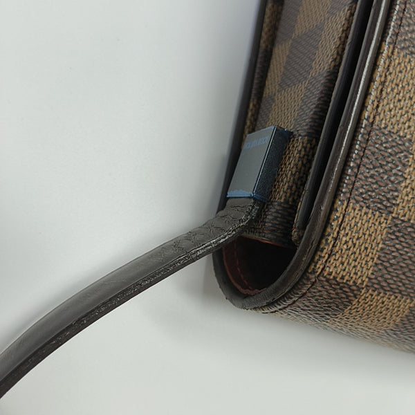 TRIBECA Damier Ebene Coated Canvas Brown