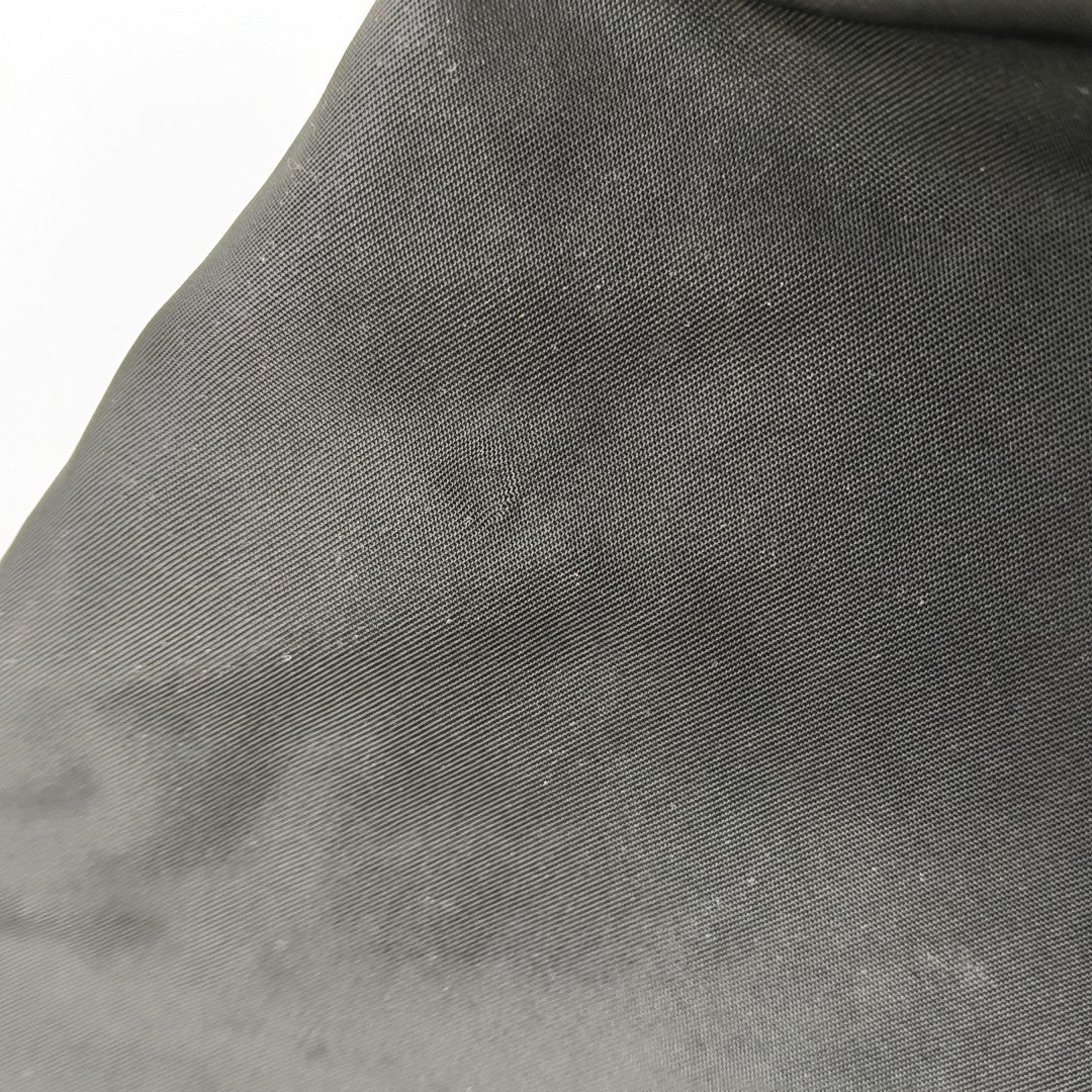 Nylon Top Handle Bag Black