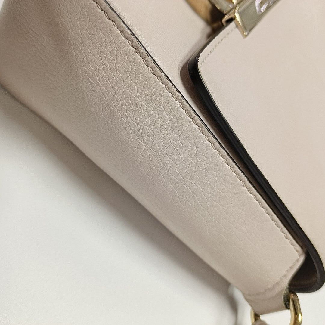 Gancino Calfskin Beige