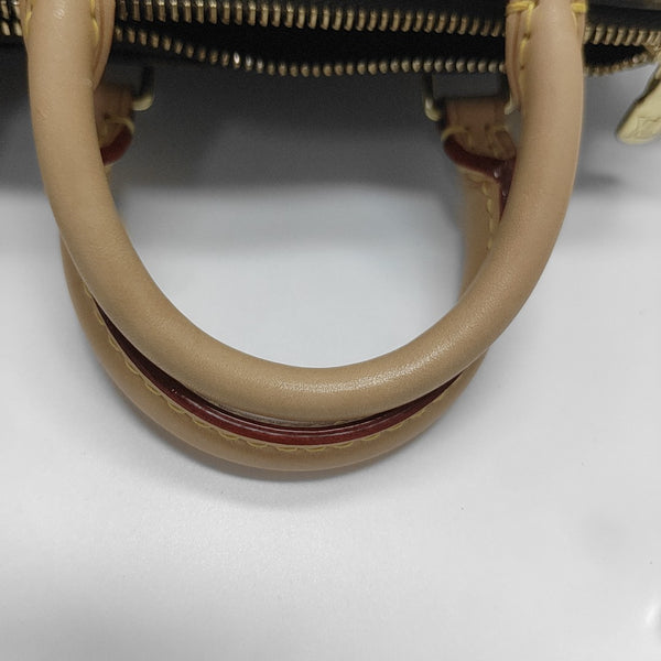 SPEEDY Nano Monogram Coated Canvas Brown