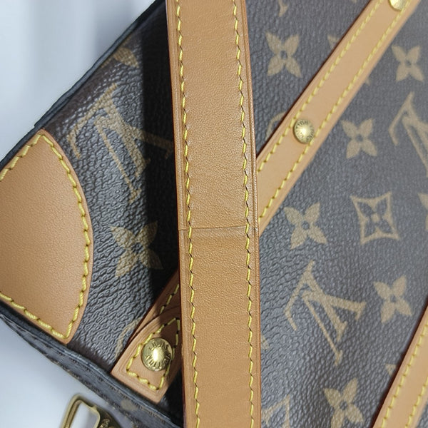 SOFT TRUNK PM Monogram Coated Canvas Brown