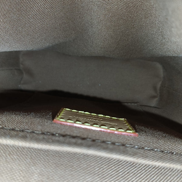 SOHO Mini Monogram Coated Canvas Brown