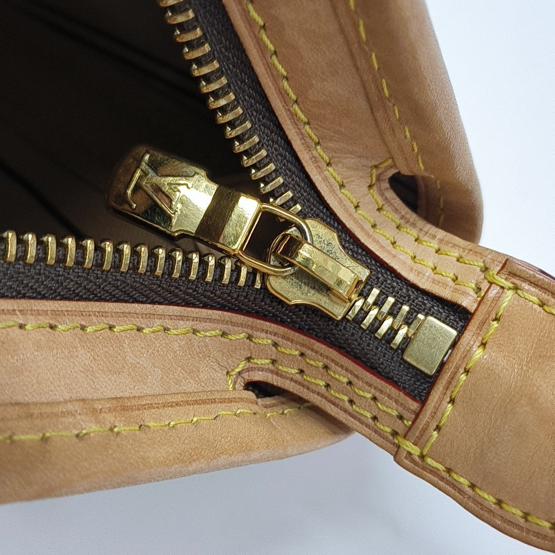NEVERFULL BB Monogram Coated Canvas Brown