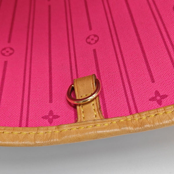 NEVERFULL MM Monogram Coated Canvas Brown
