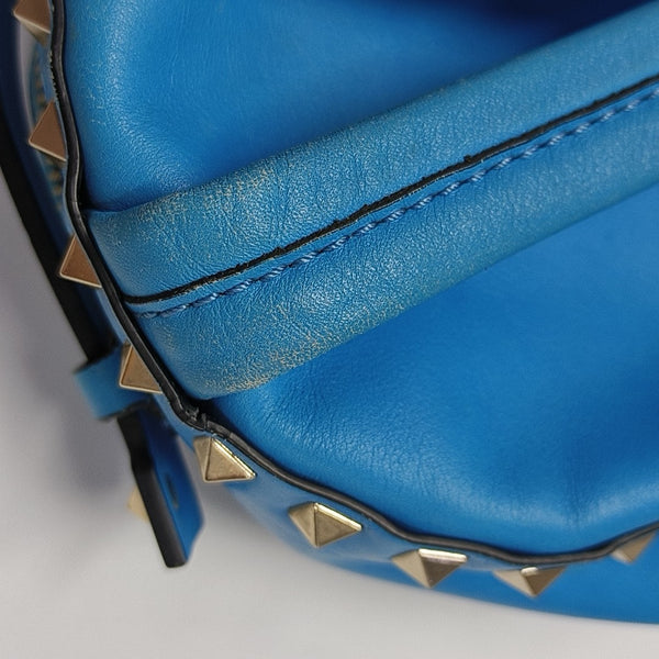 Rockstud Mini Calfskin Blue
