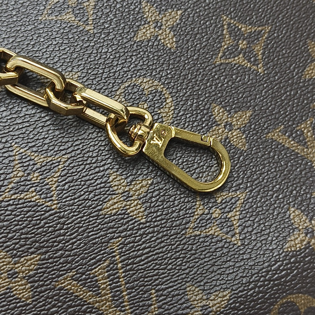 DAUPHINE MM Monogram Coated Canvas Brown
