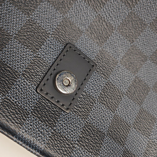 NEWPORT Damier Coated Canvas Blue