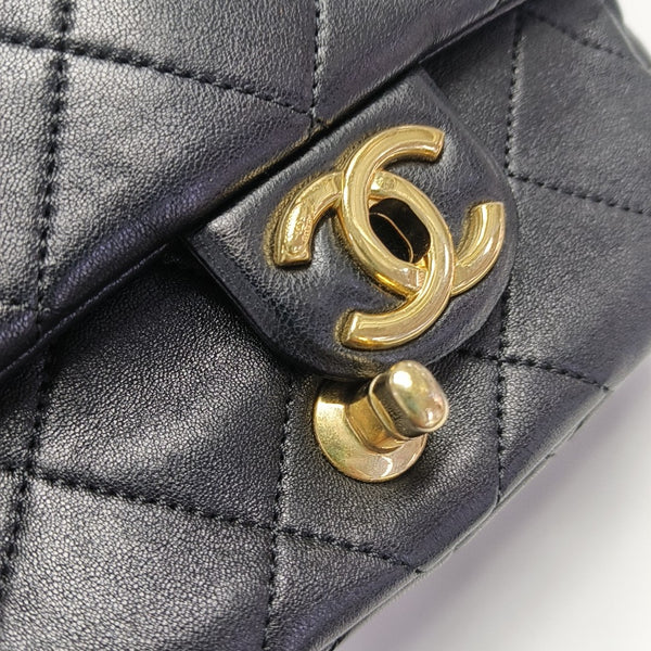 CLASSIC FLAP Mini Quilted Lambskin Black