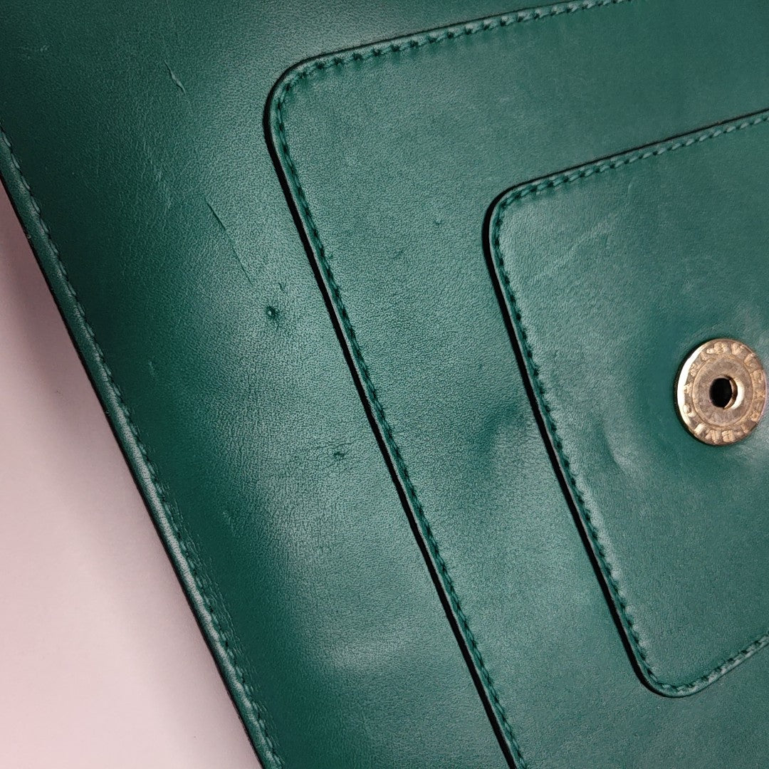 SERPENTI FOREVER Medium Calfskin Green