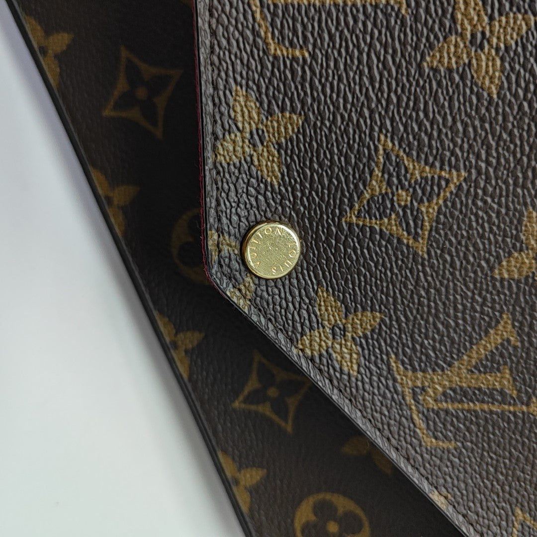 FÉLICIE Monogram Coated Canvas Brown
