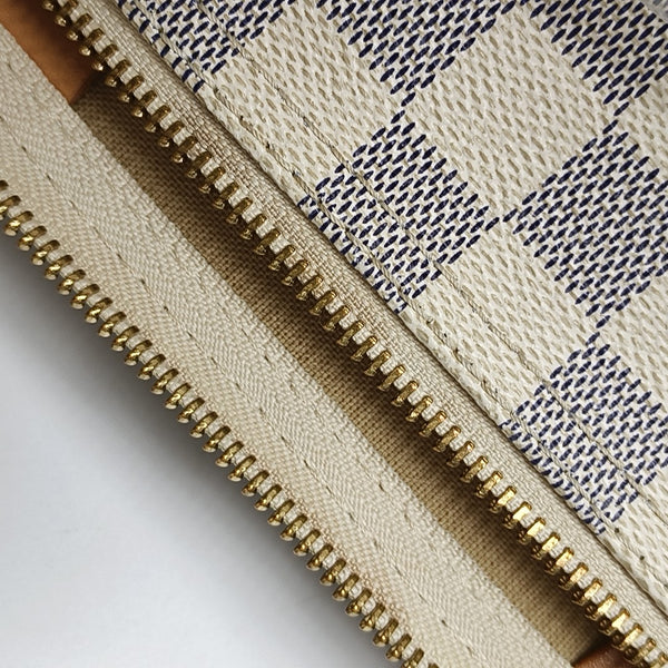 SPEEDY 30 Damier Azur Coated Canvas White