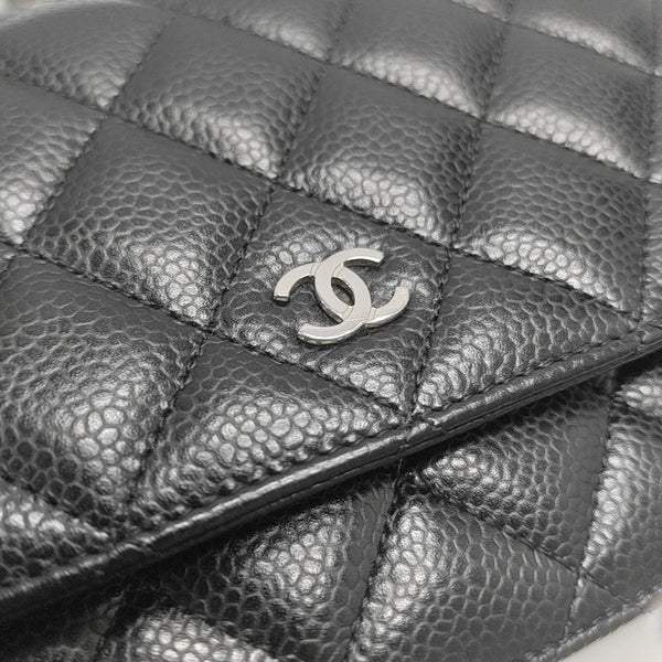 WOC Quilted Grained Calfskin Black