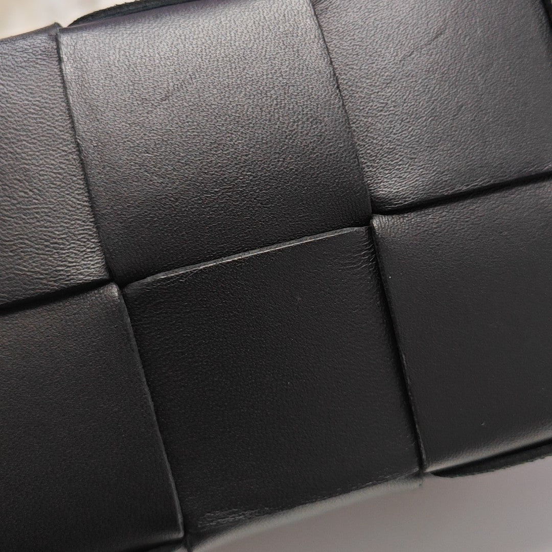 Brick Cassette Small Lambskin Black