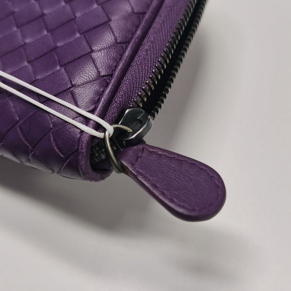 Calfskin Wallet Purple