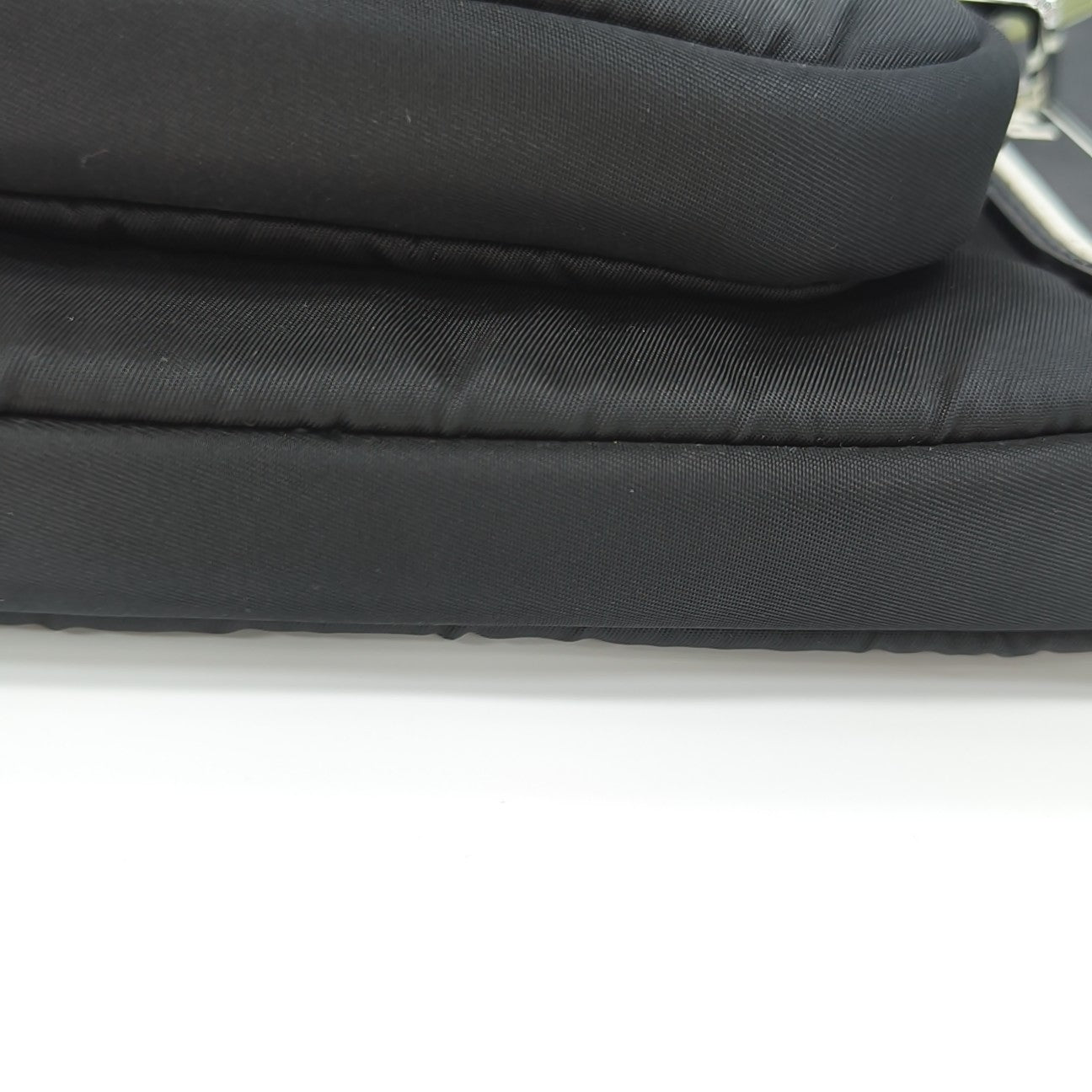 Nylon Shoulder Bag Black