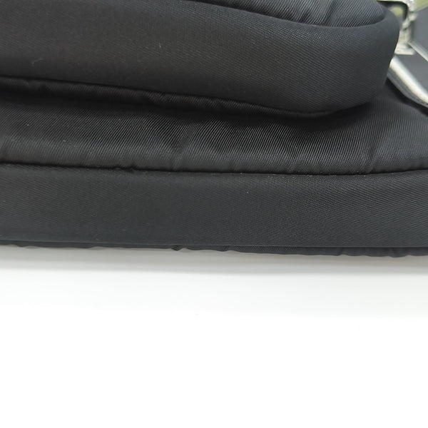 Nylon Shoulder Bag Black