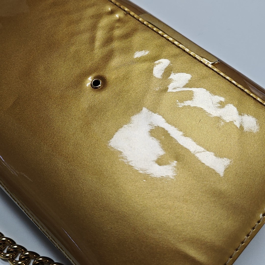 LOUISE Patent Leather Gold