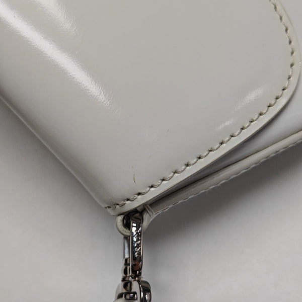 Cleo Saffiano Calfskin White