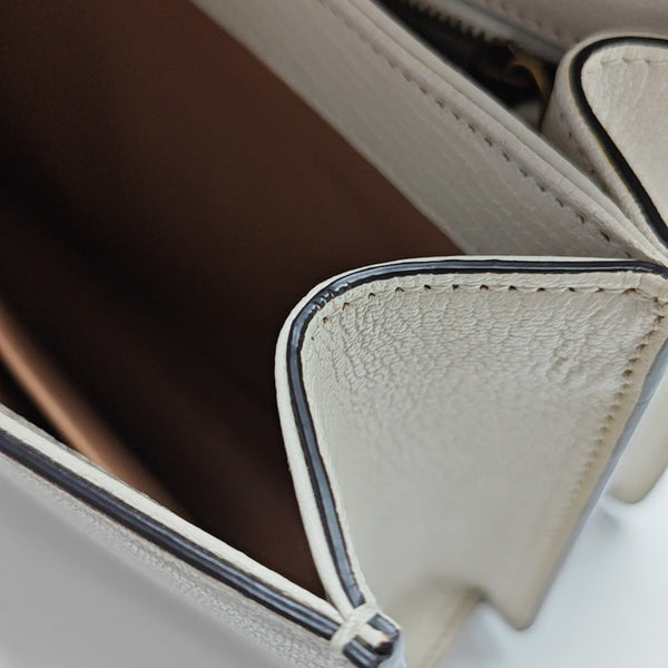 Calfskin Shoulder Bag White