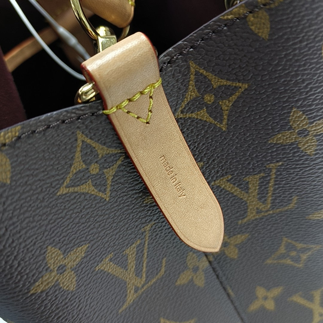 NÉONOÉ BB Monogram Coated Canvas Brown