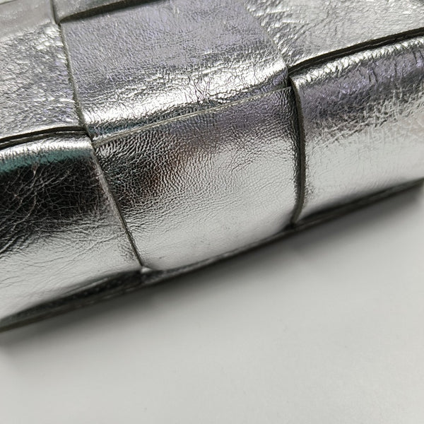 Cassette Mini Calfskin Silver